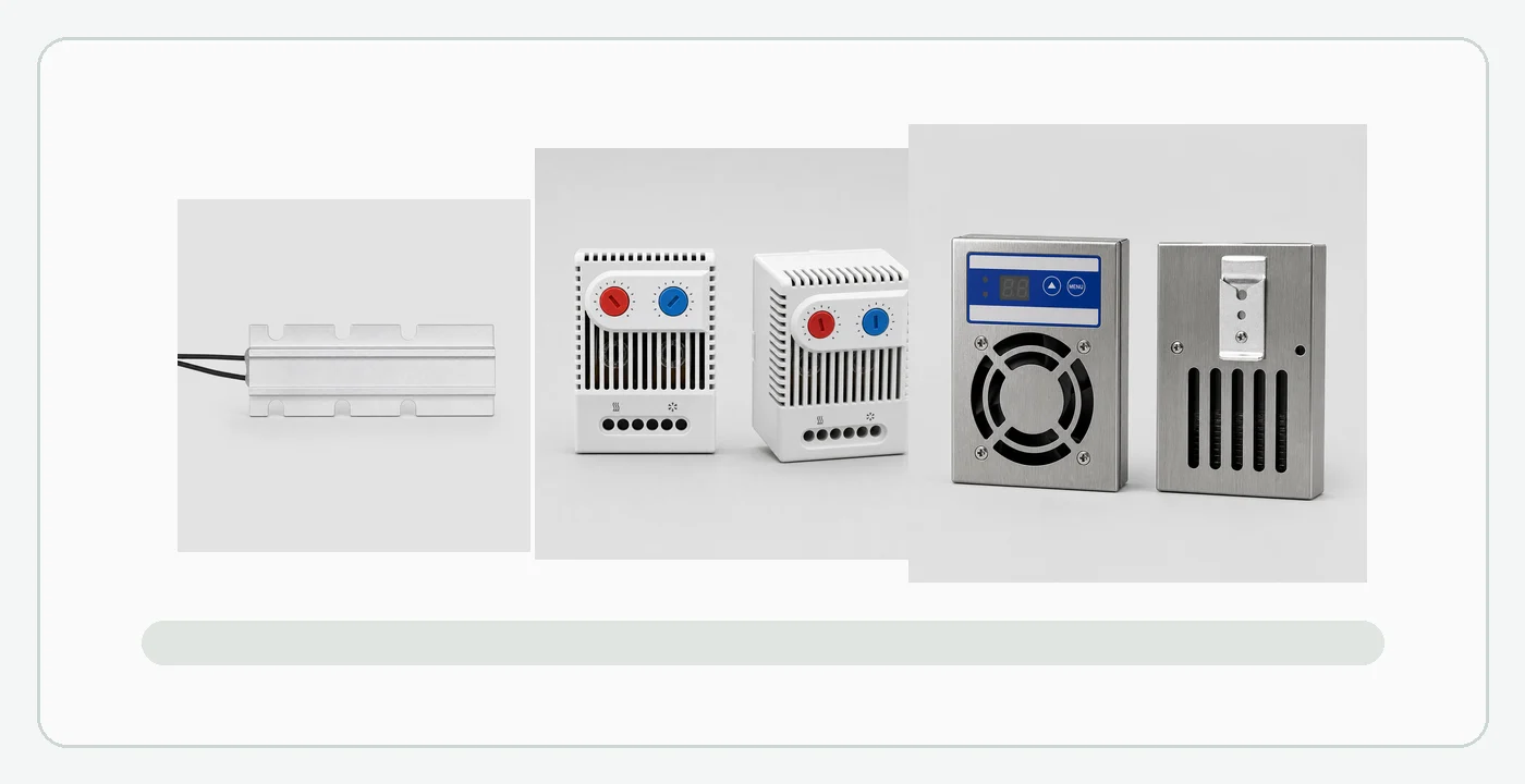 Heating & Humidity Control product examples